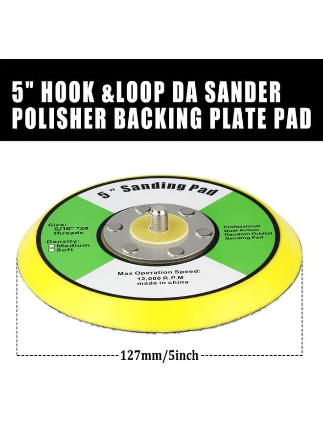 2 Inch 5 Inch Hook and Loop Backing Pad for Air Sander and Car Polisher - Image 2